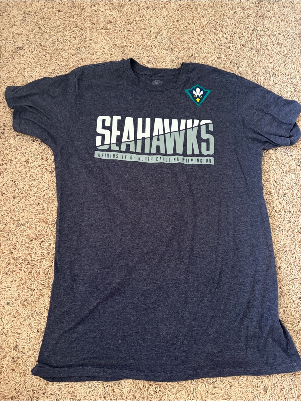 Rivalry Threads UNCW Seahawks Navy Blue Short Sleeve Tee